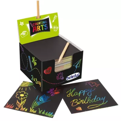 Kreidebox, Kreide, Schulzubehör, Kunstset, Tafelbildkarten