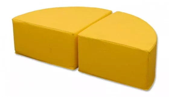 Schaumstoffblock, Schaumpolster, Gelb, Kantenstück, Kissenblock