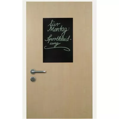 Tür, Holztür, Tür mit Fenster, Kunstaufkleber, Chalkboard