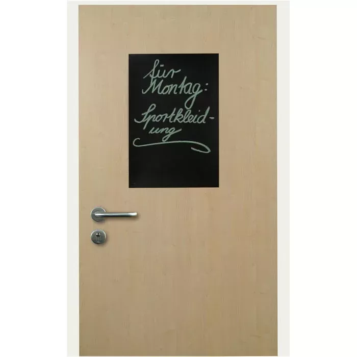 Tür, Holztür, Tür mit Fenster, Kunstaufkleber, Chalkboard