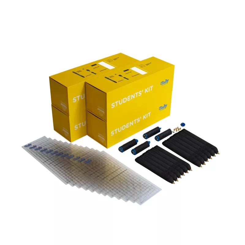 Schul-Set, Studenten-Kit, Lineale, Viereckige Lineale, Bleistifte-Organizer