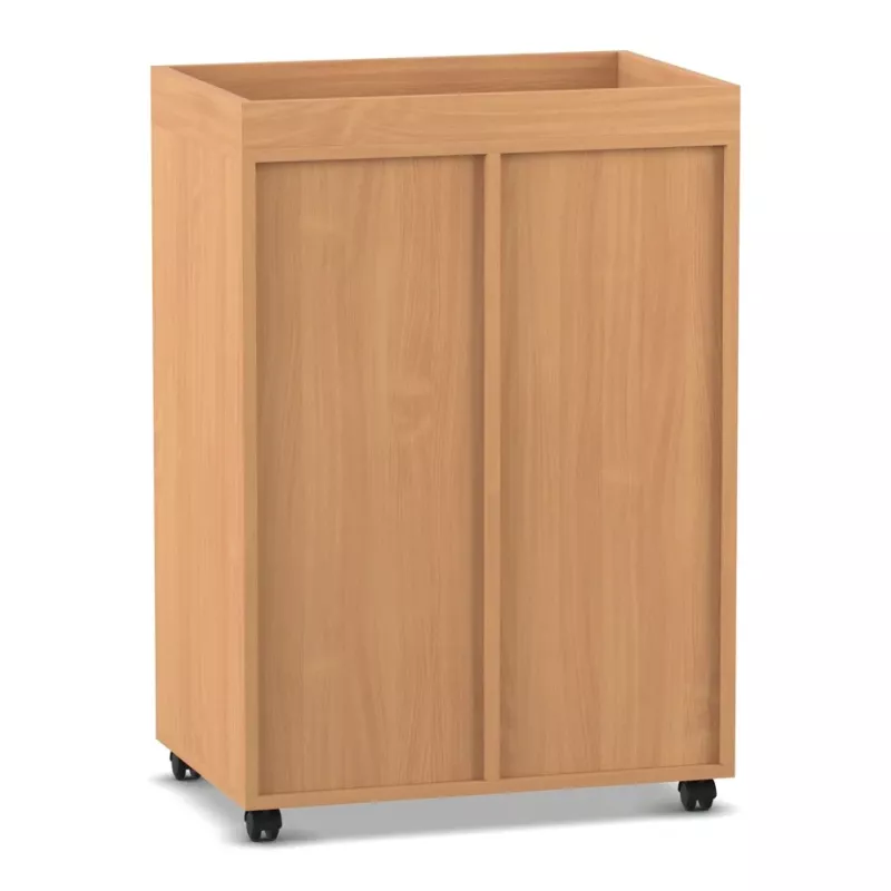 Schrank, Küchenschrank, Holz, Rollbarer Schrank, Schiebetür