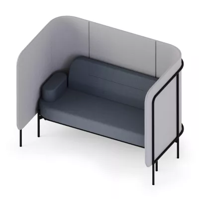 Sesselabtrennung, Sofa-Schutzwand, Trennwand-Sessel, Sofa-Kabine, Raumtrennung-Sessel