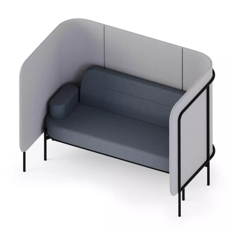Sesselabtrennung, Sofa-Schutzwand, Trennwand-Sessel, Sofa-Kabine, Raumtrennung-Sessel