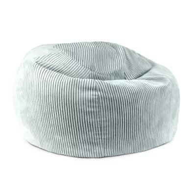 Sessel, Pouf, Samt, Rund, Blaugrün