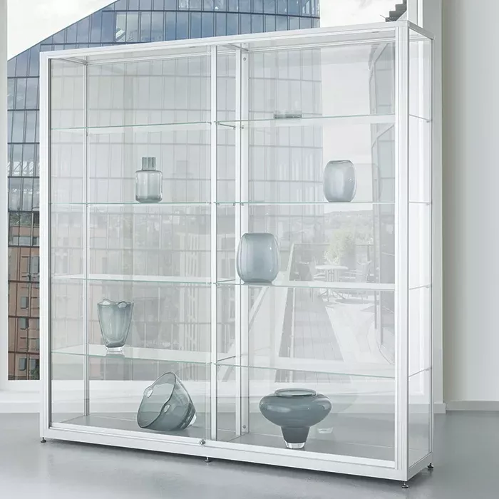 Vitrine, Glasschrank, Ausstellungsdisplay, Regalwand, Glasvitrine