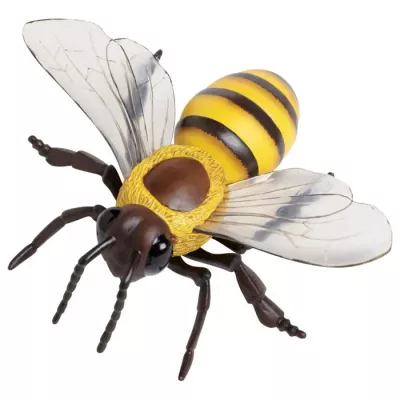 Bienenfigur, Modellbiene, Wanddeko, Imitatierinsekt, Gelb-schwarz Streifen