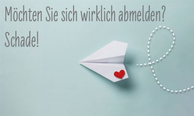 Papierflugzeug, Origami, Weiß, rotes Herz, Post