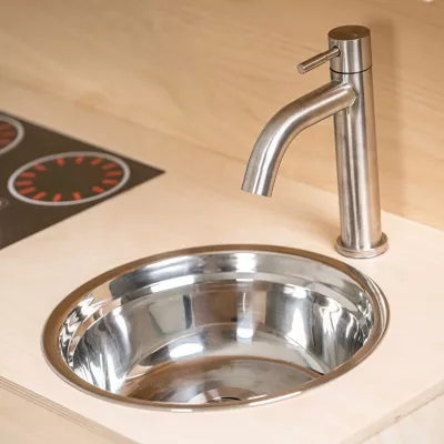 Küche Armatur, Waschbecken Hahn, Edelstahl, Spüle, Einhebelmischer