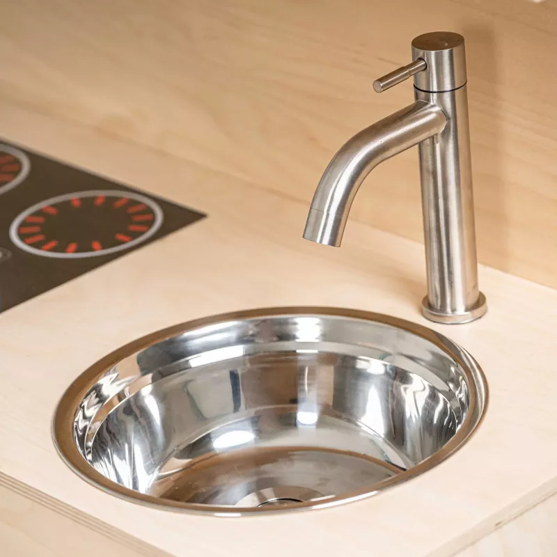 Küche Armatur, Waschbecken Hahn, Edelstahl, Spüle, Einhebelmischer