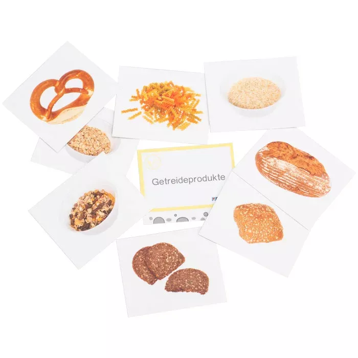 Getreideprodukte, Brot, Brotstücke, Körner, Müsli