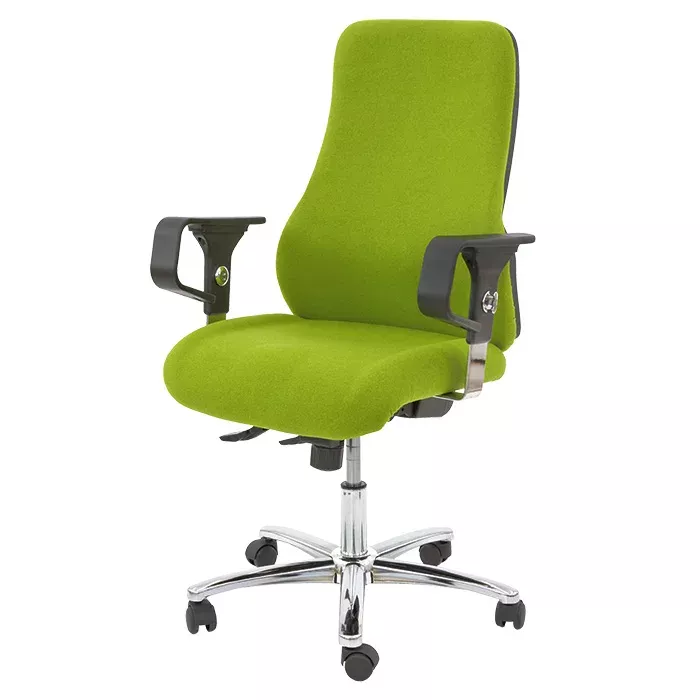 Büro-Stuhl, Ergonomischer Stuhl, Rollenstuhl, Grüne Farbe, Schreibtischstuhl