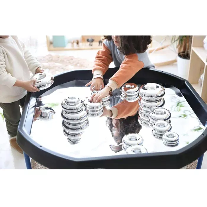 Wasser-Tisch, Stapelhalter, Spiegelplatte, Glasscheiben, Kinder-Spielzeug