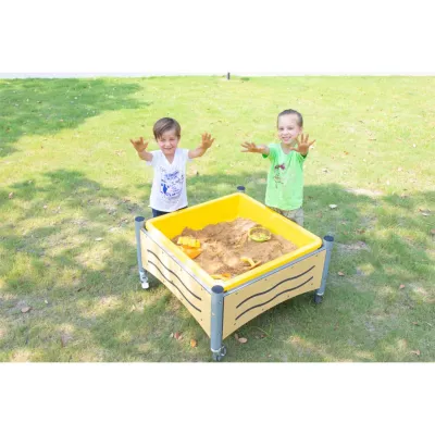sandkasten, kinderspiel, garten, sand, spielzeug
