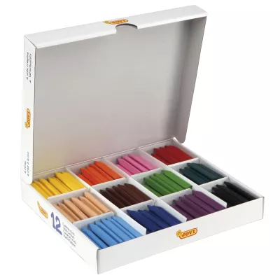 Kreidesticks, Pastellfarben, Schachtel mit Farben, Kreidemarker, Schulbedarf