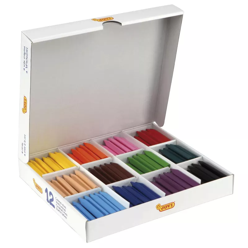 Kreidesticks, Pastellfarben, Schachtel mit Farben, Kreidemarker, Schulbedarf
