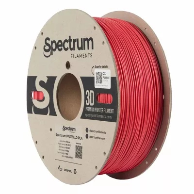 3D-Druck Filament, PLA-Filament, rotes Filament, Spule, Spectrum Filaments