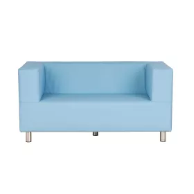 2-Sitzer-Sofa mit Füßen und Cordbezug