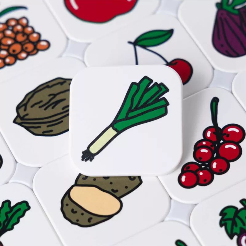 Gemüse, Lauch, Kartoffel, Beeren, Kartenpuzzle