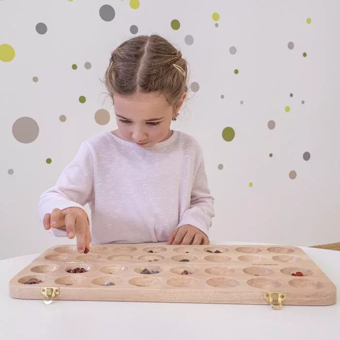 Kindenspiel, Holzspielzeug, Puzzlespiel, Mischfarben, Brettspielzeug