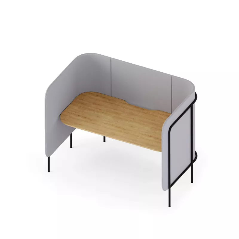 Arbeitsplatz, Schreibtischabgrenzung, Office-Bildschirm, Holzschreibtisch, geteilte Schreibtisch