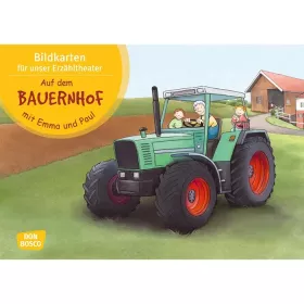 Kamishibai-Bildkarten, Auf dem Bauernhof mit Emma und Paul