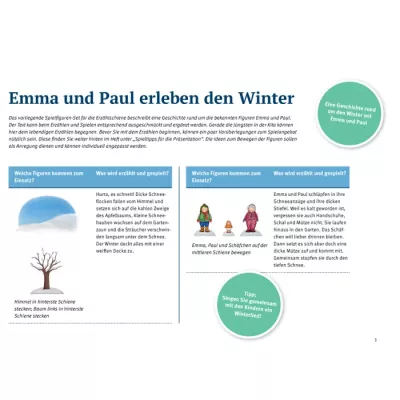 Winterbuch, Kinderbuch, Illustration, Schnee, Figuren
