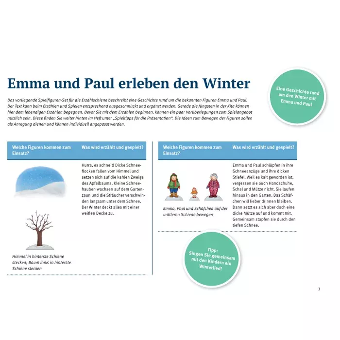 Winterbuch, Kinderbuch, Illustration, Schnee, Figuren