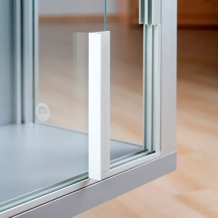 Spaltenschloss, Glasrahmen, Balkon-/Terrasschiebe, Fensterzarge, Strebe aus Kunststoff