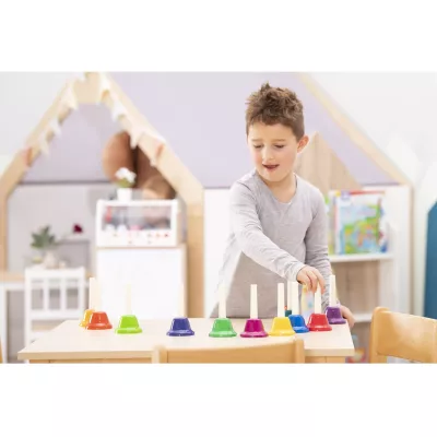 Kinderspielzeug, Tischspielzeug, Zielscheibe, Klingelspiel, Sortierstation