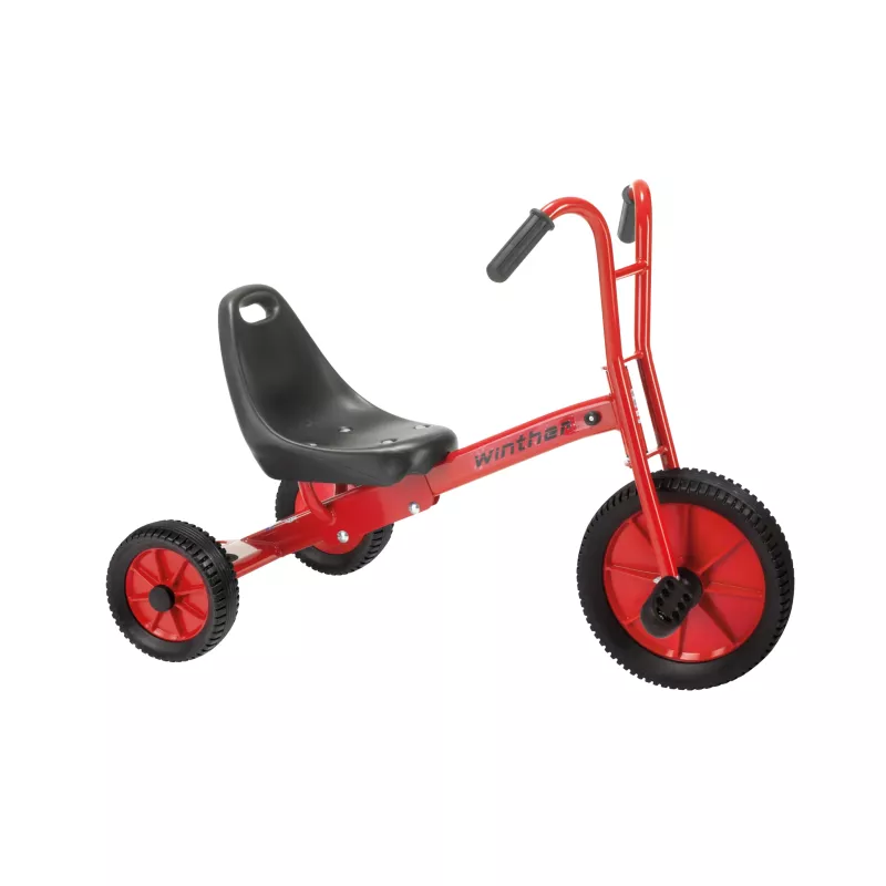 Röger Fahrrad, Kickbike, Dreirad, Schwarz Sitz, Rote Reifen