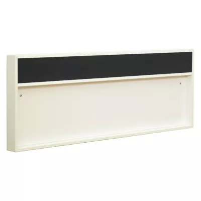 kopfteil, paneel, schwarzes panel, weißer rahmen, aufbewahrungsfach