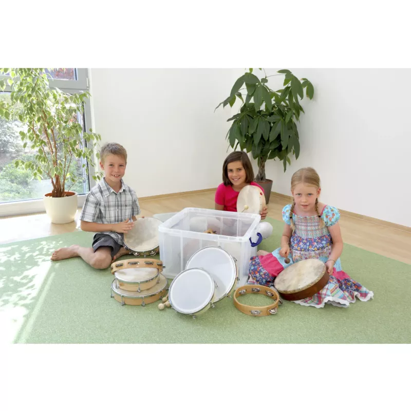 Kinder, Trommeln, Tamburin, Musikinstrument, Spielset