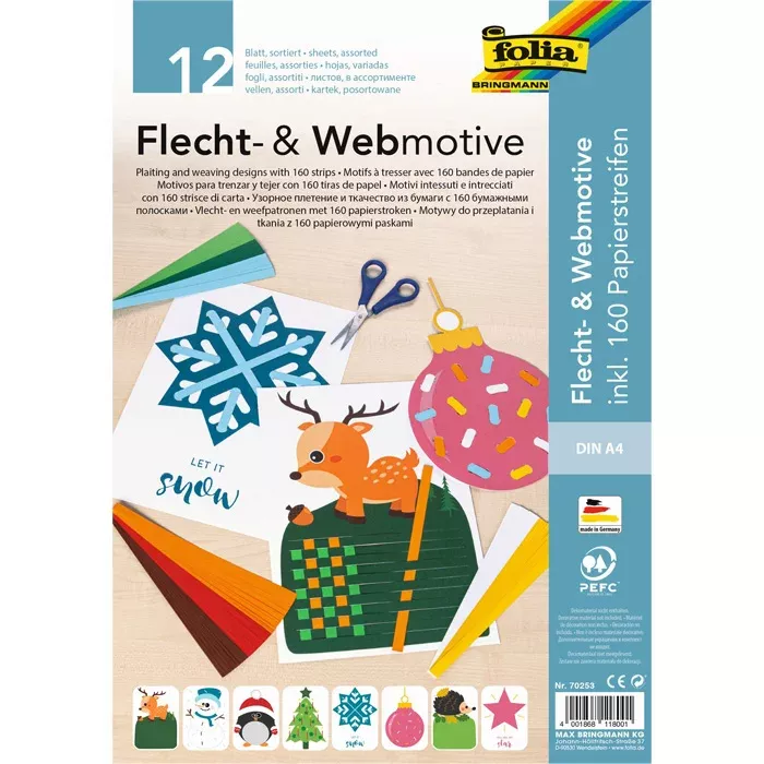 Schneeflocke, Webmotiver, Bastelpapier, Schere, Motivpapier