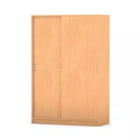 Mittelhoher Schiebetürenschrank - ohne Mittelwand