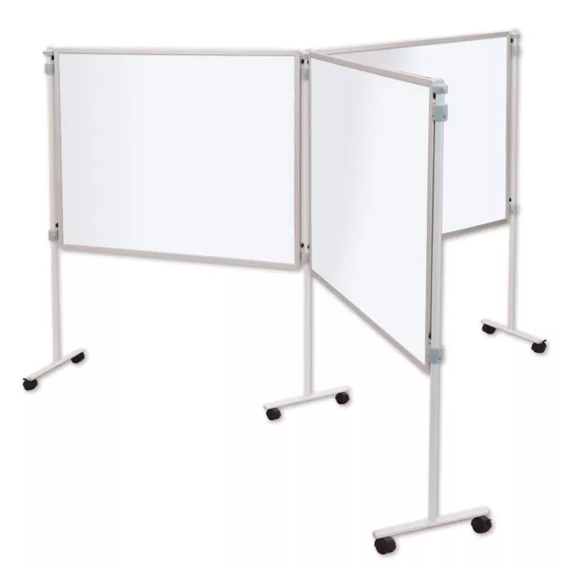 Whiteboard, Mobiler Whiteboard, Trennwand, Rollbarer Ständer, Doppelpaneel