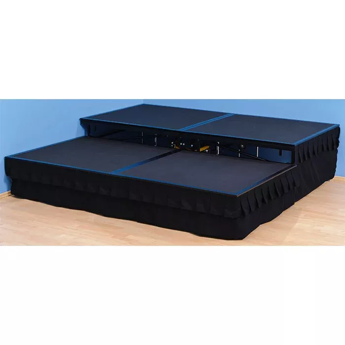 Stepbed, Rampen-/Aufstiegsstufe, Klappbar, Bettplattform, Stoffbezug