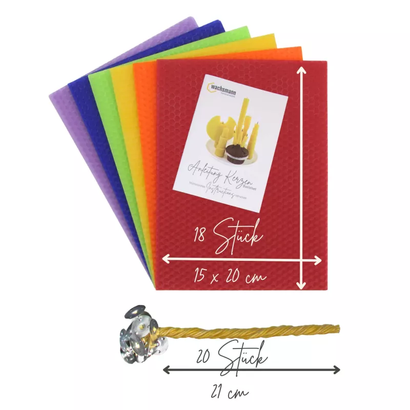 Bastelpapier, Vielzahl Farben, Achtung Kerzen, Schutzpapier, Bastelset