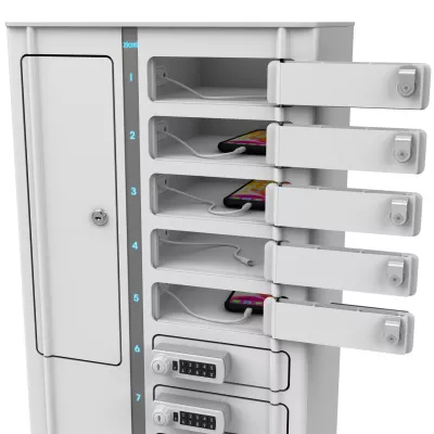 Sicherheitsfach, Wertfach, Smartphone-Ladefach, 4-stufiger Fächer, Elektronischer Safe