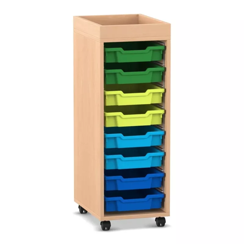 Rollcontainer, Wagen, Aufbewahrung, Kunststoffschübe, Schubladenwagen