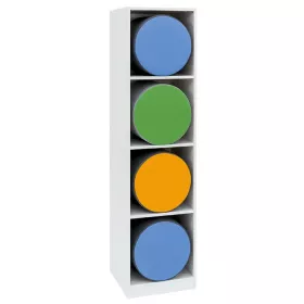 Flexeo® Polsterhockerregal, hoch