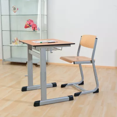schule, tisch, schüler, stuhl, möbel