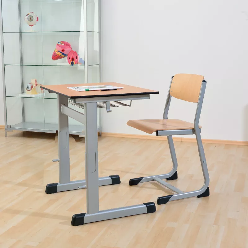 schule, tisch, schüler, stuhl, möbel