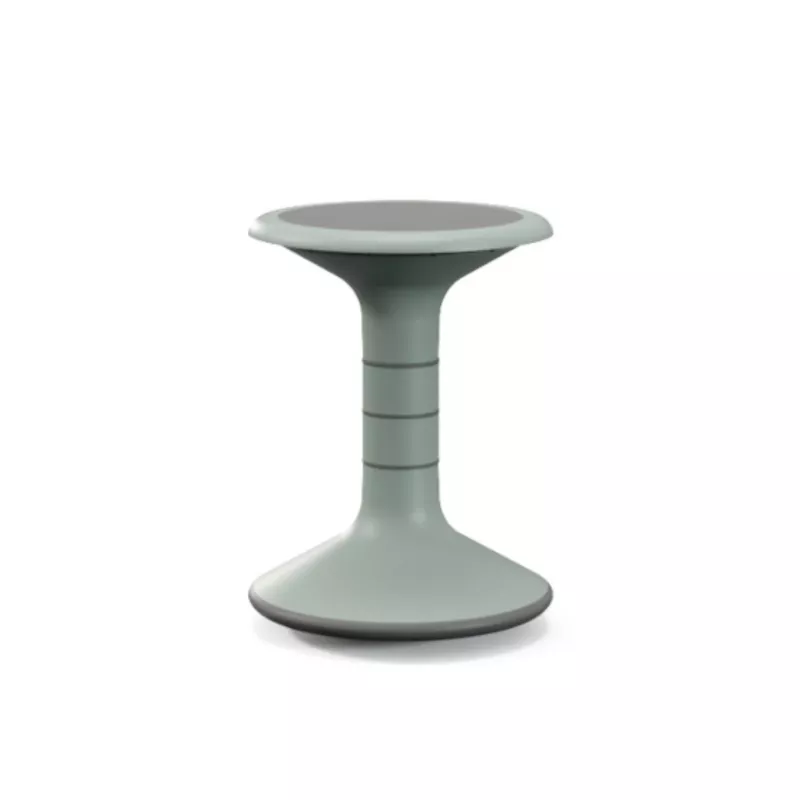 Hocker, Barhocker, Runder Sockel, Grau, Topfläche Edelstahl?