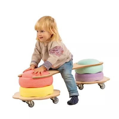 Kinetic skateboard, Sandwich cushion, Foam cushions, Kinderwagen, Kreiselrollen