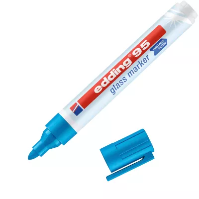 glass marker, blue marker, whiteboard marker, Chisel tip, ink marker