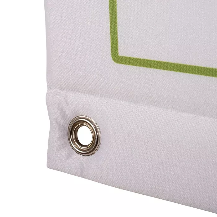 Grommet, Ösen, Naht, Leinwand, Weiß