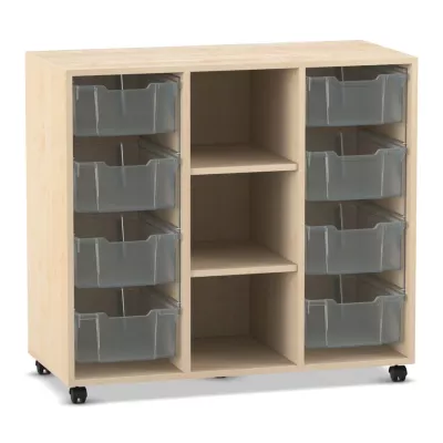 Schubladenbox, Aufbewahrung, Schaubladen, Rollwagen, Holzmöbel