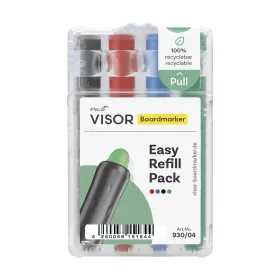 VISOR Nachfüllpack, 4 Stück Bunt