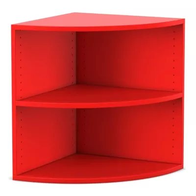 Abschlussregal rund - Höhe: 60,6 cm